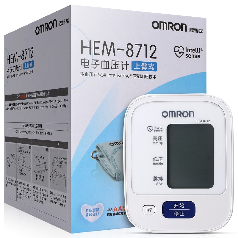 欧姆龙 电子血压计 HEM-8712 1台